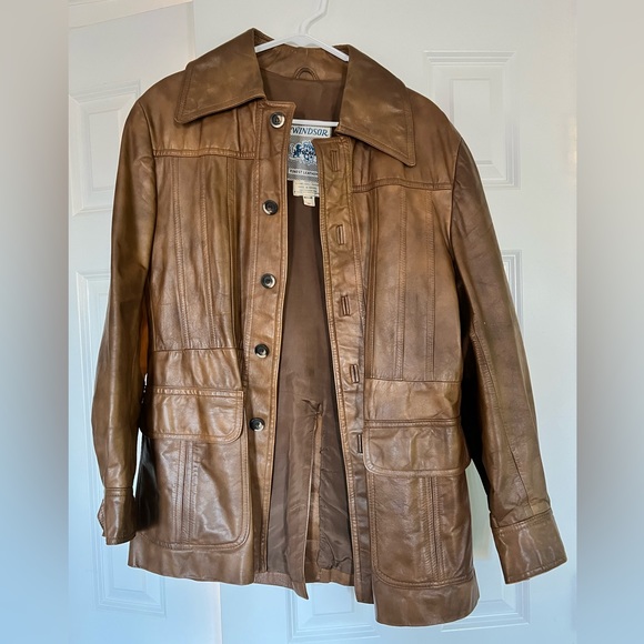 Windsor Jackets & Coats Windsor Vintage Leather Jacket Poshmark